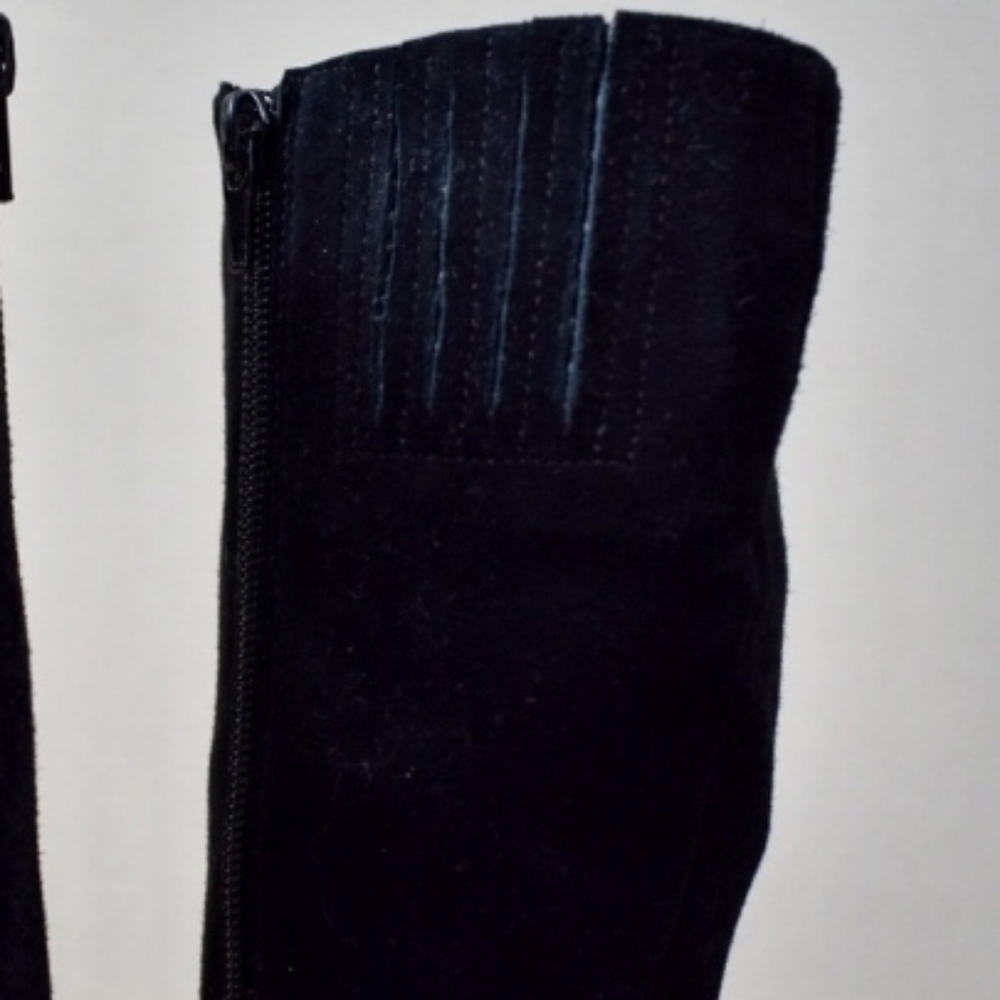 Jeffrey campbell suede peep toe boot - Picture 3 of 4